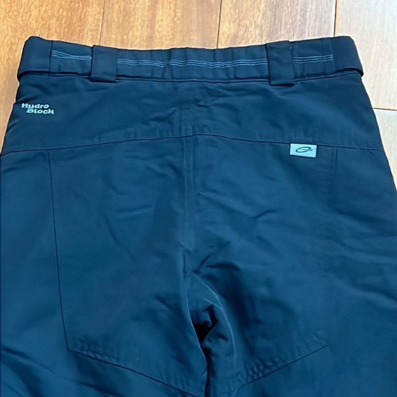 Obermeyer Junior Size 12 Ski Snowboarding Snow Pants Black Hydro Block - Picture 6 of 11